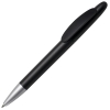 Ручка шариковая ICON, черный, непрозрачный пластик, черный, пластик