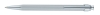 Ручка шариковая Pierre Cardin PRIZMA. Цвет - серебристый. Упаковка Е, серебристый, латунь, нержавеющая сталь