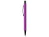 Ручка металлическая soft-touch шариковая «Tender», серый, фиолетовый, soft touch