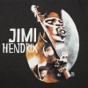 Футболка «Меламед. Jimi Hendrix», черный меланж, черный, плотность 150 г/м²; джерси, хлопок 60%; полиэстер 40%