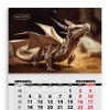 Шаблон календаря ТРИО Дракон 005