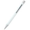 Ручка металлическая Rebecca софт-тач, белая, белый