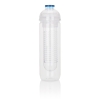 Бутылка для воды с контейнером для фруктов, 500 мл, синий, tritan; as