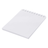 Блокнот Bonn Soft Touch, S, белый, белый, обложка - бумага, plike, плотность 330 г/м².