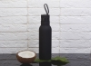 Бутылка для воды "Фитнес" 700 мл, покрытие soft touch, черный, нержавеющая сталь/soft touch/пластик
