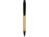 Ручка шариковая «Borneo», коричневый, черный, пластик, бамбук