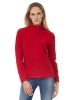 Куртка женская ID.501 красная, красный, полиэстер 100%, плотность 280 г/м²; флис (микрофлис)