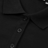 Рубашка поло женская Phoenix Women, черная, черный, хлопок 95%; эластан 5%, плотность 220 г/м²; пике
