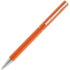 Ручка шариковая Blade Soft Touch, оранжевая, оранжевый, металл; покрытие софт-тач