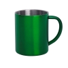 Кружка YOZAX; 280 мл; зеленый, нержавеющая сталь; лазерная гравировка, зеленый, металл
