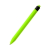Ручка пластиковая с текстильной вставкой Kan, зеленая, зеленый