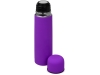 Термос «Ямал Soft Touch» с чехлом, фиолетовый, металл, soft touch