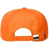 Бейсболка Canopy, оранжевая с белым кантом, белый, оранжевый, хлопок
