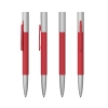 Ручка шариковая "Clas", покрытие soft touch, красный, металл/soft touch