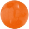 Надувной пляжный мяч Sun and Fun, полупрозрачный оранжевый, оранжевый, пвх