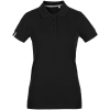 Рубашка поло женская Virma Premium Lady, черная, черный, хлопок