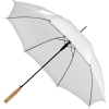 Зонт-трость Lido, белый, белый, полиэстер
