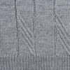 Плед Pluma, темно-серый (графит), серый, шерсть, мохер 25%; меринос, 25%; акрил 50%