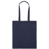 Холщовая сумка Basic 105, темно-синяя, синий, хлопок