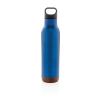 Герметичная вакуумная бутылка Cork, 600 мл, синий, нержавеющая сталь; pp