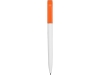 Ручка пластиковая шариковая «Миллениум Color CLP», белый, оранжевый, пластик