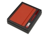 Подарочный набор Vision Pro Plus soft-touch с флешкой, ручкой и блокнотом А5, красный, soft touch