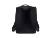 Городской рюкзак для ноутбука до 13.3", черный, полиэстер, кожзам