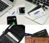 Кабели USB в форме визитки, пластик