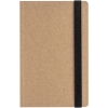 Ежедневник Eco Write Mini, недатированный, с черной резинкой, черный, картон
