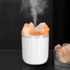 Светодиодный арома-увлажнитель с кристаллами соли Crystal Fog, белый, белый