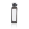 Квадратная вакуумная бутылка для воды, белый, tritan; силикон