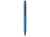 Ручка металлическая soft-touch шариковая «Tender», серый, голубой, soft touch