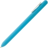 Ручка шариковая Swiper Soft Touch, голубая с белым, белый, голубой, пластик; покрытие софт-тач