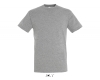 Фуфайка (футболка) REGENT мужская,Серый меланж 4XL, серый меланж