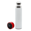 Термос Reactor duo white с датчиком температуры (белый с красным), белый, металл