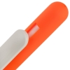 Ручка шариковая Swiper Soft Touch, неоново-оранжевая с белым, белый, оранжевый, пластик; покрытие софт-тач