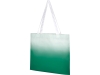 Эко-сумка «Rio» с плавным переходом цветов, зеленый, полиэстер