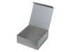 Коробка разборная с магнитным клапаном, серебристый, картон, бумага