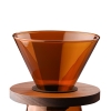 Кофейный набор Amber Coffee Maker Set, оранжевый с черным, черный, оранжевый, дерево, силикон, кофемолка - пластик, нержавеющая сталь; кофейник - боросиликатное стекло; чайник - боросиликатное стекло; стакан - боросиликатное стекло