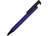 Подарочный набор «Q-edge» с флешкой, ручкой-подставкой и блокнотом А5, черный, пластик, soft touch