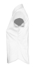 Рубашка женская с коротким рукавом Excess, белая, белый, хлопок 97%; эластан 3%, плотность 140 г/м²; поплин стрейч
