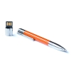 Флешка-ручка 02 Промо ручка, оранжевый, оранжевый, пластик