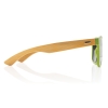 Солнцезащитные очки Wheat straw с бамбуковыми дужками, зеленый, бамбук; волокно пшеничной соломы