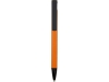 Ручка-подставка металлическая «Кипер Q», черный, оранжевый, металл