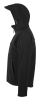 Куртка женская Rock Women, черная, черный, внешняя сторона - полиэстер 95%; эластан 5%; софтшелл; подкладка - полиэстер 100%, 160 г/м²