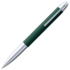 Ручка шариковая Arc Soft Touch, зеленая, зеленый, металл; покрытие софт-тач