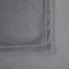 Плед Plush, серый, серый, полиэстер 100%, 240 г/м², длинноворсовый флис