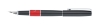 Ручка перьевая «Libra», черный, красный, серебристый, металл