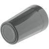 Термостакан iconyMug, серый, серый, корпус - нержавеющая сталь, пищевой, пищевая; внутренняя поверхность - керамическое покрытие; крышка - пластик