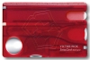 Набор инструментов SwissCard Nailcare, красный, красный, пластик; металл; стекло